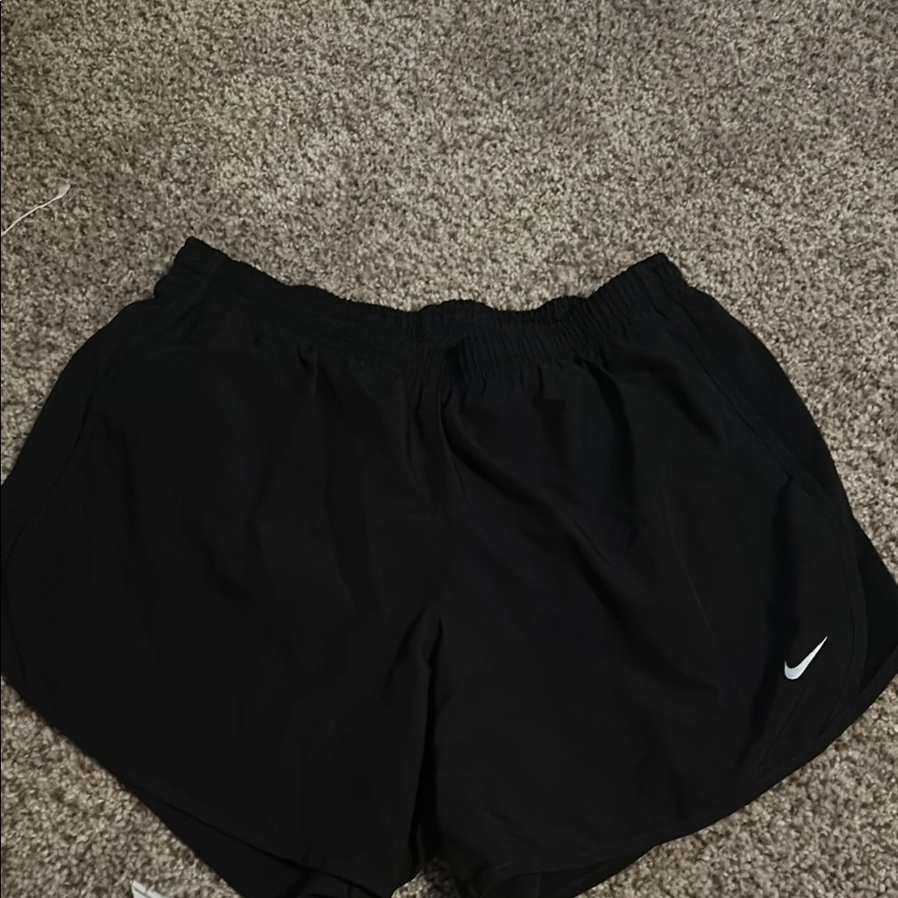 Nike Black Athletic Shorts Lightweight Elastic Waist